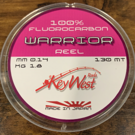 Key West F.C. WARRIOR 0,14mm 1,8kg 130mt FLUOROCARBON 100% Made in Japan